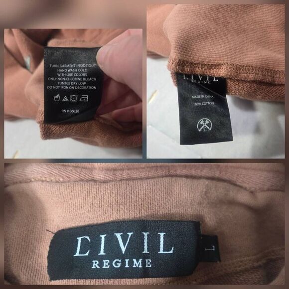 Civil Regime Limited Edition Eagle Dragon Military Themed Hoodie Sz. L - Picture 6 of 7